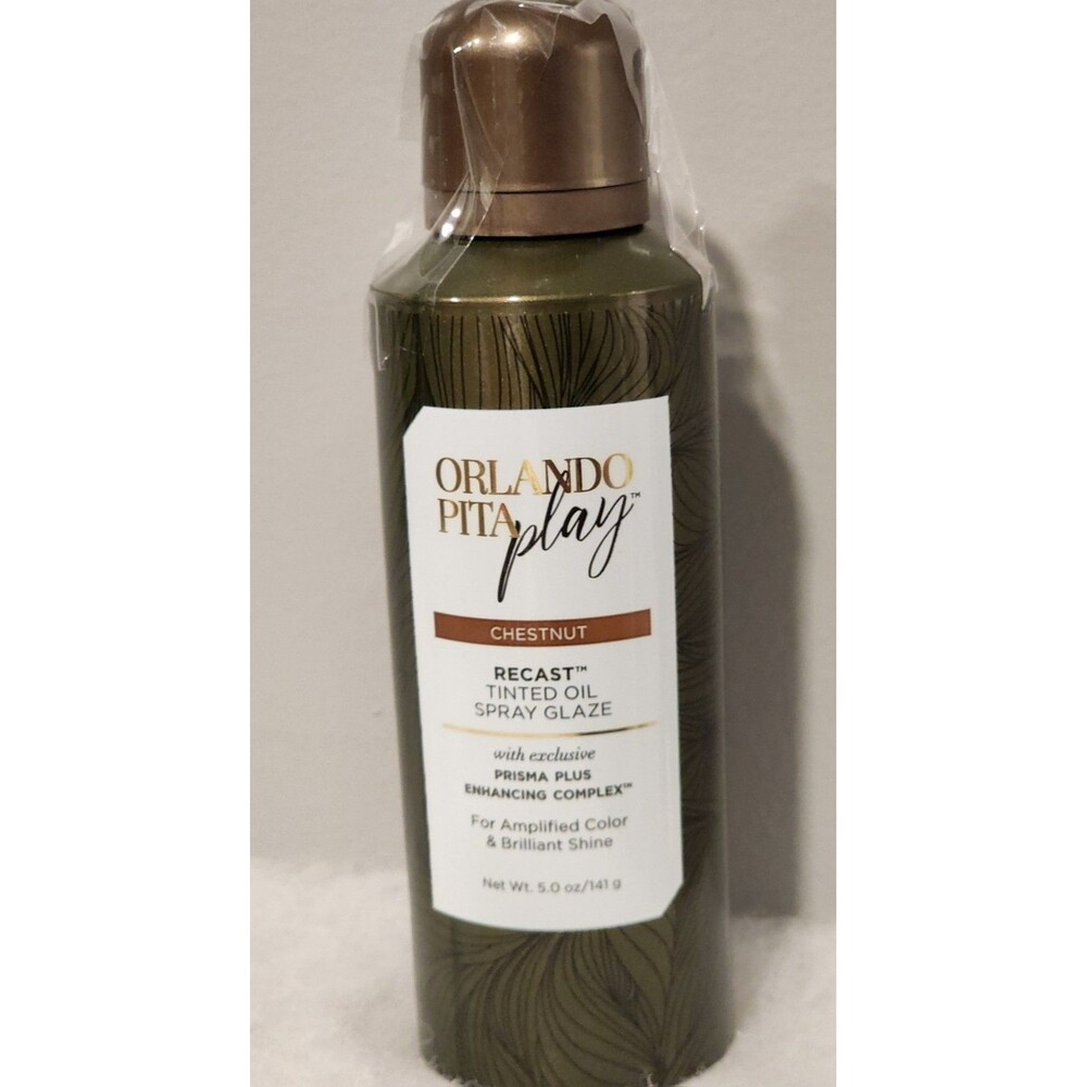 Orlando Pita Play Chestnut Tinted Oil Spray Glaze 5.0 oz Argan Oil No Parabens